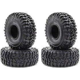 Resim Trx4 Scx10 İçin 4 Adet 1.9 İnç Kauçuk Rc Araç Lastiği - 118mm Çap 