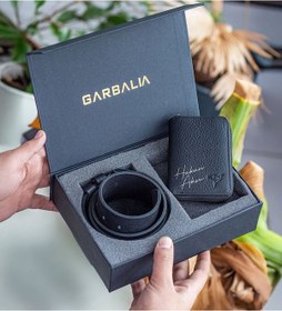 Resim Bk Gift Kişiye Özel Garbalia Chain Hakiki Deri Rfıd Korumalı Fermuarlı Erkek Cüzdan Ve Kemer Hediye Seti Babalar Günü Hediyesi, Erkeklere Özel Hediy 