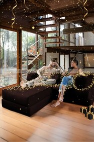 Resim Minderim PİXEL Modüler Köşe Takımı | Yataklı L Koltuk | Fitilli Kadife | 50 DNS & Kılıflar Yıkanabilir 