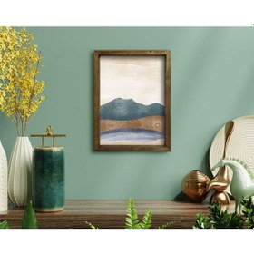 Resim Bk Home Doğal Masif Ahşap Çerçeveli Tablo-75 (551055819) 