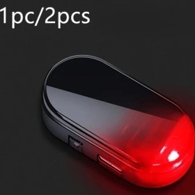 Resim Trendooze Turcoshop11 1/2 Adet Solar Gece Park Lambası, Mavi Işık Led Sensörlü, 