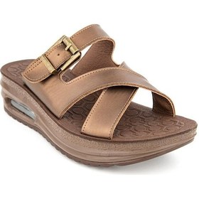 Resim Muya Therma Anatomik Air Max Taban Islak Zemin Kadın Terlik Bronz 