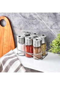 Resim Aryıldız Timeless 7 Parça Baharat Seti 130 Ml Şeffaf 