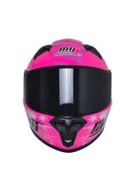 Resim Motoanl Motosiklet Mini Çocuk Full Face Ce Sertifikalı Kapalı Kask Pembe 