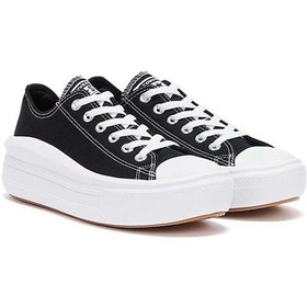 Resim Convers Chuck Taylor All Star Move Canvas Platform Kadın Günlük S Siyah 