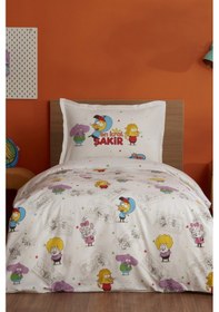 Resim Karaca Home X Kral Şakir En Kral Şakir Tek Kişilik Nevresim Takımı Beyaz 