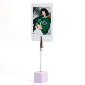 Resim Fujifilm Instax mini 12 Lila Fotoğraf Makinesi-20'li Film-Kıskaçlı Resim Standı ve Silikon Kılıf Seti 