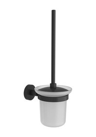 Resim Kale Banyo D100 Tuvalet Fırçalığı Mat Siyah Çok Renkli 