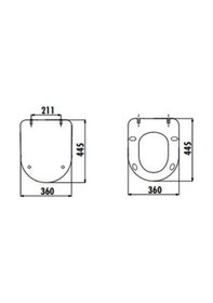 Resim Creavit Duck Yavaş Kapanan Klozet Kapağı (capuccino Mat) Kc0903.0 