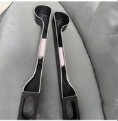 Resim Honeybeeshop Siyah 2 Adet Kupa Tutuculu Araç Koltuk Arası Organizatör Büyük Kapasiteli Ergonomik Tasarım 