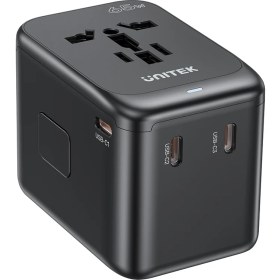 Resim Unitek 65W Universal Travel Adaptör 3xusb-C+1xusb-A 