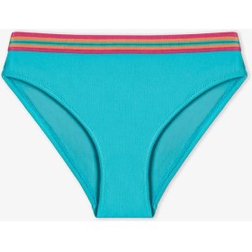 Resim Penti Turkuaz Genç Kız island Üçgen Bikini Takımı 