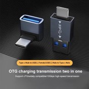 Resim Type C Erkekten USB A Dişiye Tip C Erkesten USB 3.1 A Erkeğe OTG 10Gbps Veri Senkronizasyon Dönüştürücü Adaptörü - Mobil Telefon, Tablet ve Dizüstü Bilgisayar için 
