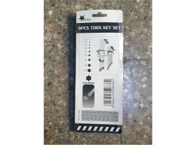 Resim Yıldız Torx Alyan (Allen) Anahtar Takımı Uzun (Delikli) 