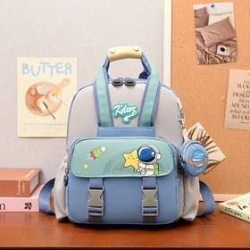Resim Okula Dönüş Sezonu Yeni Karikatür Tavşan Astronot Anaokulu Çocuk Sırt Çantası 