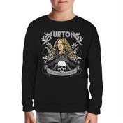 Resim Cliff Burton - To Live Is To Die Siyah Çocuk Sweatshirt 