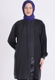 Resim behrem Büyük Beden Tesettür Tunik 20144 Siyah 