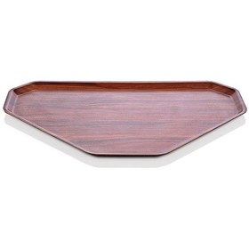 Resim Omnipazar Atlasform 015 Trapezoid Melamin Servis Tepsi 36x52 cm 