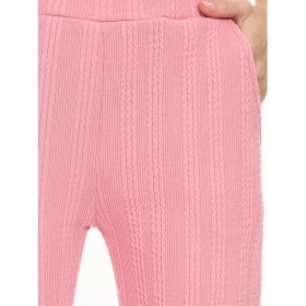 Resim Denokids Kız Çocuk Boru Paça Pembe Basic Eşofman Altı 