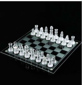 Resim Cam Satranç Seti Oyunu 