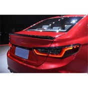 Resim Honda City Uyumlu Bagaj Üstü Spoiler Rs Piano Black 2020+ 