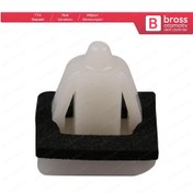 Resim Hyundai için 10 Adet Contalı Beyaz Çıta Klipsi 87758-37000 N11.8209 