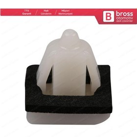 Resim Hyundai için 10 Adet Contalı Beyaz Çıta Klipsi 87758-37000 N11.8209 