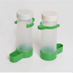 Resim Diğer Otomatik Kuş Yemi Kabı - Dayanıklı Plastik Kafes Besleyici, Yuva İçin Pratik Çözüm 