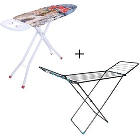 Resim Dowry Ütü Masası Ve Life Çamaşır Kurutmalık 2'li Çeyiz Seti 