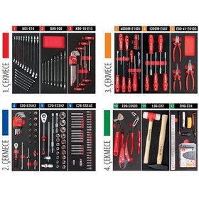 Resim Ceta Form 230 Pc. Mıdı-sae Genel Maksatlı Alet Seti+a01m-06 A50tk-230a01m 