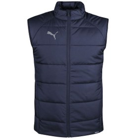 Resim Puma Teamliga Vest Jacket Erkek Günlük Yelek 65796806 Lacivert 