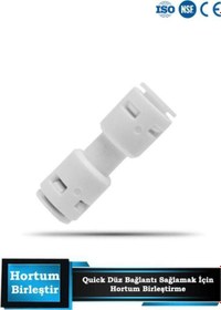 Resim Su Arıtma Cihazlarına Uyumlu Quıck Hortum Birleştirme 