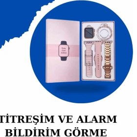 Resim Svoria Store Kadınlar Için Dokunmatik Ekran Akıllı Saat ve Gamer Kablosuz Bluetooth Kulaklık Anc Özelliği 