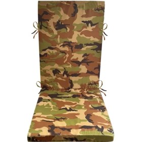 Resim Gateesat Kamufle Yeşil 45x 48+62 X1.18 İnç İç-dış Sarkaçlı Koltuk Yastığı Çıkarılır Yıkanabilir 