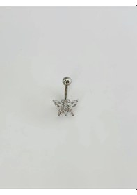Resim Kelebek Detaylı Göbek Piercing Çok Renkli 43152649 