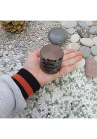 Resim Siyah 56 MM Grinder Herbal Öğütücüsü Parçalayıcı Rb81sy 