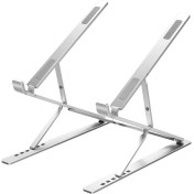 Resim SooPii DM09 12.6''-15.6''-17.3'' Çift Katlı 15 Seviyeli Katlanabilir Taşınabilir Alüminyum Dizüstü Laptop Notebook Stant 