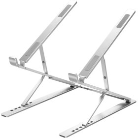 Resim SooPii DM09 12.6''-15.6''-17.3'' Çift Katlı 15 Seviyeli Katlanabilir Taşınabilir Alüminyum Dizüstü Laptop Notebook Stant 