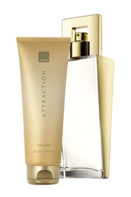 Resim Avon Attraction Kadın Parfüm 50 Ml. ve Vücut Losyonu Paketi 