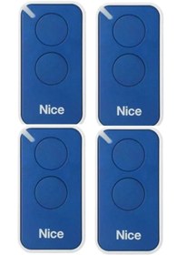 Resim NİCE Era Inti 2 Kanallı Otomatik Kapı Kumandası - MAVİ (4 ADET) 