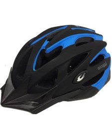 Resim Zozo Mv 29 Mavi Işıklı Bisiklet Kaskı M 