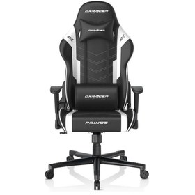 Resim DXracer Prince Serisi L Siyah Beyaz Oyuncu Koltuğu 