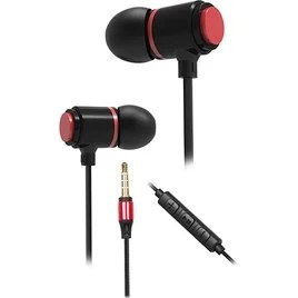Resim Snopy SN-J03 Blackstone Mobil Telefon Uyumlu Taşıma Çantalı Kulak İçi Siyah/Kırmızı Mikrofonlu Kulaklık 