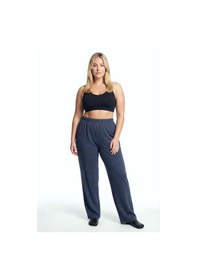 Resim Akbeniz Kadın Lacivert Büyük Beden Cepli Pijama Altı 