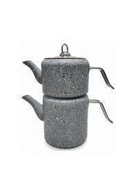 Resim Brioni Stone Age 4 Parça Çaydanlık Takımı Gri 