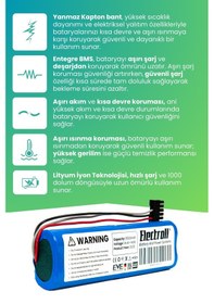 Resim Xiaomi Mi Robot Vacuum Mop P Uyumlu Batarya 3500mah 