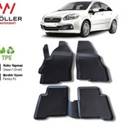 Resim Fiat Linea Paspas 2007 2017 Arası 3d Havuzlu Paspas 