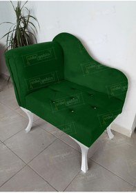 Resim aldagelsin Yeni Model Tekli Köşe Koltuğu Josefin Bench Beyaz Ayak 