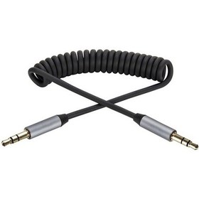 Resim Griffin Spiral Araç Ses Aktarım Kablosu Aux Kablo 2/3Mm-Siyah 