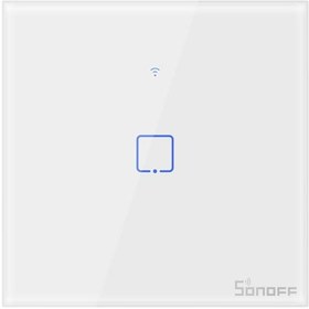 Resim Sonoff T0-EU-1C Akıllı Dokunmatik Duvar Anahtarı 1 Kanallı 